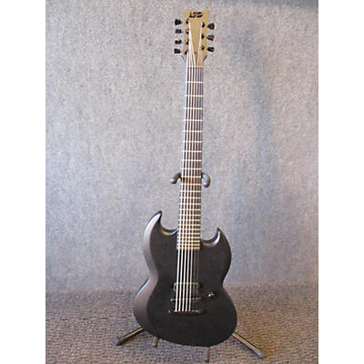 ESP Ltd Viper 7 Black Metal Solid Body Electric Guitar