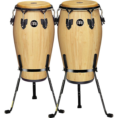 Luis Conte 2 Piece Conga Set with Free Basket Stands