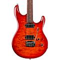 Ernie Ball Music Man Luke 3 HH Quilt Maple Top Rosewood Fingerboard Electric Guitar Cherry BurstG95500