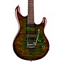 Ernie Ball Music Man Luke 3 HSS Flame Maple Top Rosewood Fingerboard Electric Guitar Luscious Green G92756