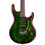 Ernie Ball Music Man Luke 3 HSS Flame Maple Top Rosewood Fingerboard Electric Guitar Luscious Green G95409