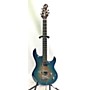 Used Ernie Ball Music Man Luke III Flame Maple Solid Body Electric Guitar Blue Burst