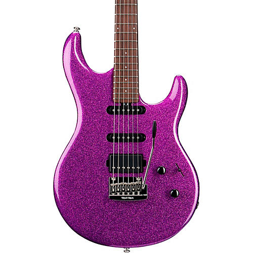 Ernie Ball Music Man Luke III HSS Rosewood Fingerboard Electric Guitar Fuchsia Sparkle