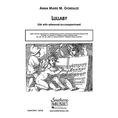 Hal Leonard Lullaby (Choral Music/Octavo Secular Ssa) SSA Composed by Gonzalez, Anna Marie