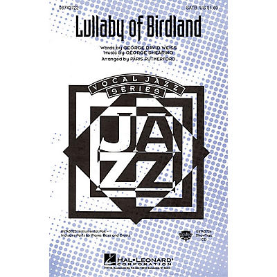 Hal Leonard Lullaby Of Birdland IPAKR Arranged by Paris Rutherford