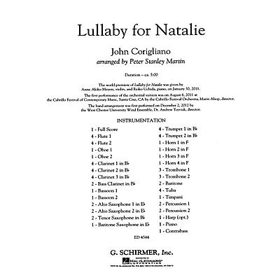 G. Schirmer Lullaby for Natalie Concert Band Level 5 Composed by John Corigliano