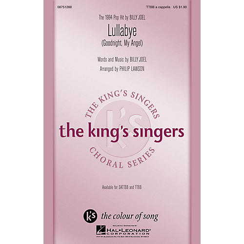 Hal Leonard Lullabye (Goodnight, My Angel) TTBB A Cappella by The King's Singers arranged by Philip Lawson