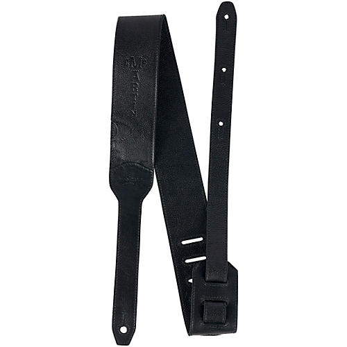 Martin Luxe by Martin Leather Guitar Strap Black 2.5 in.