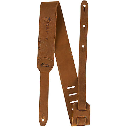 Martin Luxe by Martin Leather Guitar Strap Tan 2.5 in.
