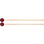 Marimba One Lynn Vartan Signature Birch Handle Mallets Medium Charcoal/Red Yarn