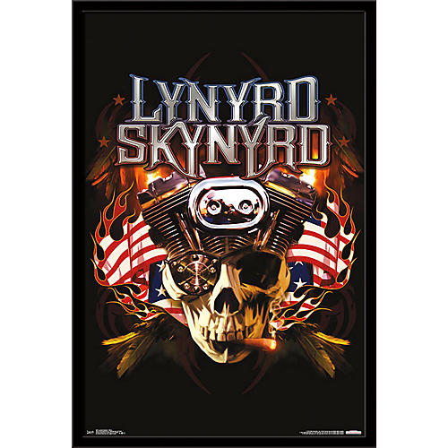 Trends International Lynyrd Skynyrd - Motor Poster Framed Black