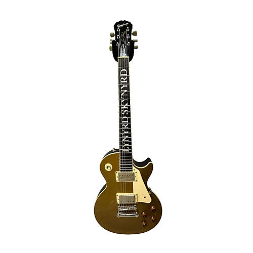 Epiphone Lynyrd Skynyrd 30th Anniversary Les Paul Standard Solid Body Electric Guitar Gold Top