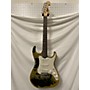 Used Washburn Lyon Stratocaster HSS Solid Body Electric Guitar Yellow Splatter