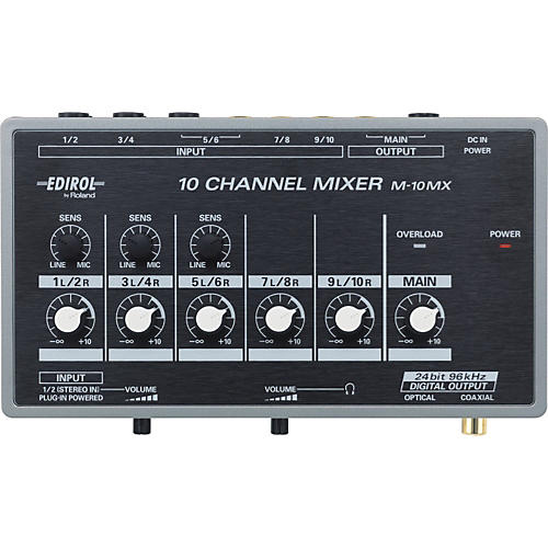 M-10MX 10-Channel Battery Powered Mixer