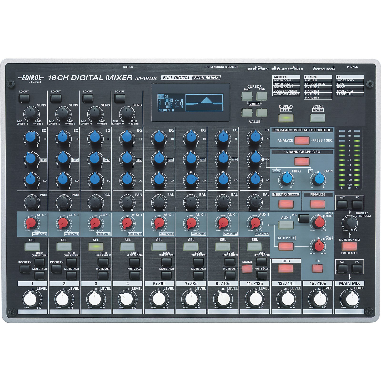 edirol m 16dx mixer