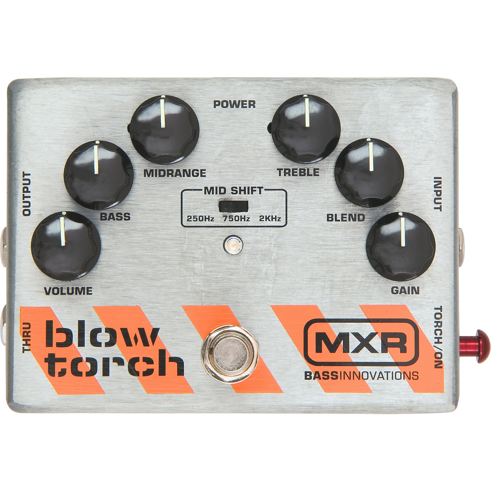 MXR M181 Bass Blowtorch Overdrive Distortion Pedal Musician's Friend
