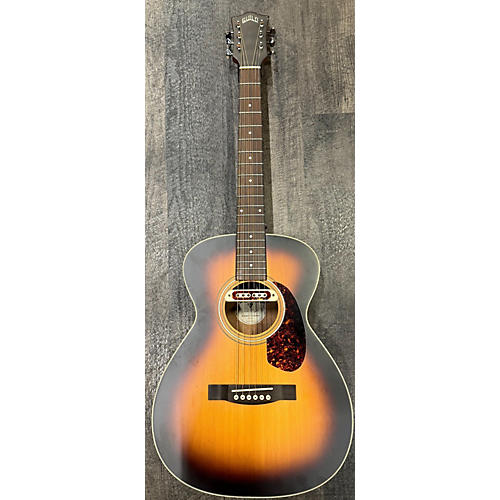 Guild M-240E TROUBADOUR Acoustic Electric Guitar Sunburst