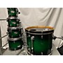 Used Mapex M Series 5 Piece Shell Pack Drum Kit Emerald Green