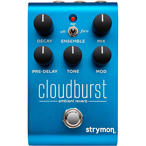 Strymon Cloudburst Ambient Reverb Effects Pedal Blue