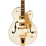 M03605000001001 - Gretsch Guitars G5427TG Electromatic Hollowbody Single-Cut Bigsby Limited-Edition Electric Guitar Champagne Gold White