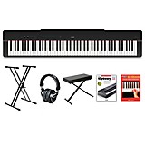 M04896000001002 - Yamaha P-225 88-Key Digital Piano Beginner Package Black