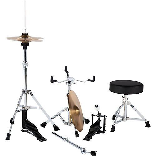 Sound Percussion Labs Lil' Kicker 3-Piece Junior Drum Set Metallic