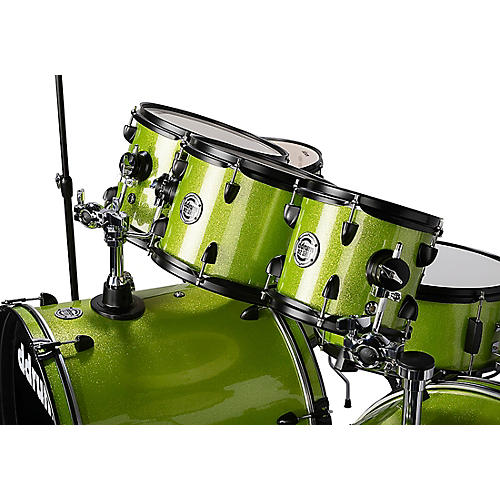 ddrum D2 8-Piece Double Bass Drum Set - Lime Sparkle | Musician's