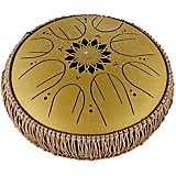 M08846000000001 - MEINL Sonic Energy C Major Medium Octave Steel Tongue Drum Gold