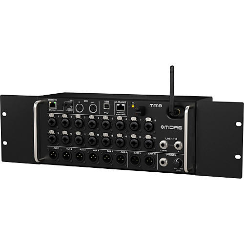 Midas MR18 デジタルミキサー 18入力 Midas MR18 18-Channel Digital Mixer | Musician's Friend