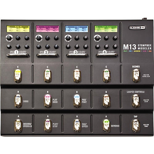 M13 Stompbox Modeler Guitar Multi-Effects Pedal