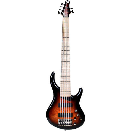 MTD Kingston Z6 6-String Electric Bass Guitar - Tobacco Sunburst