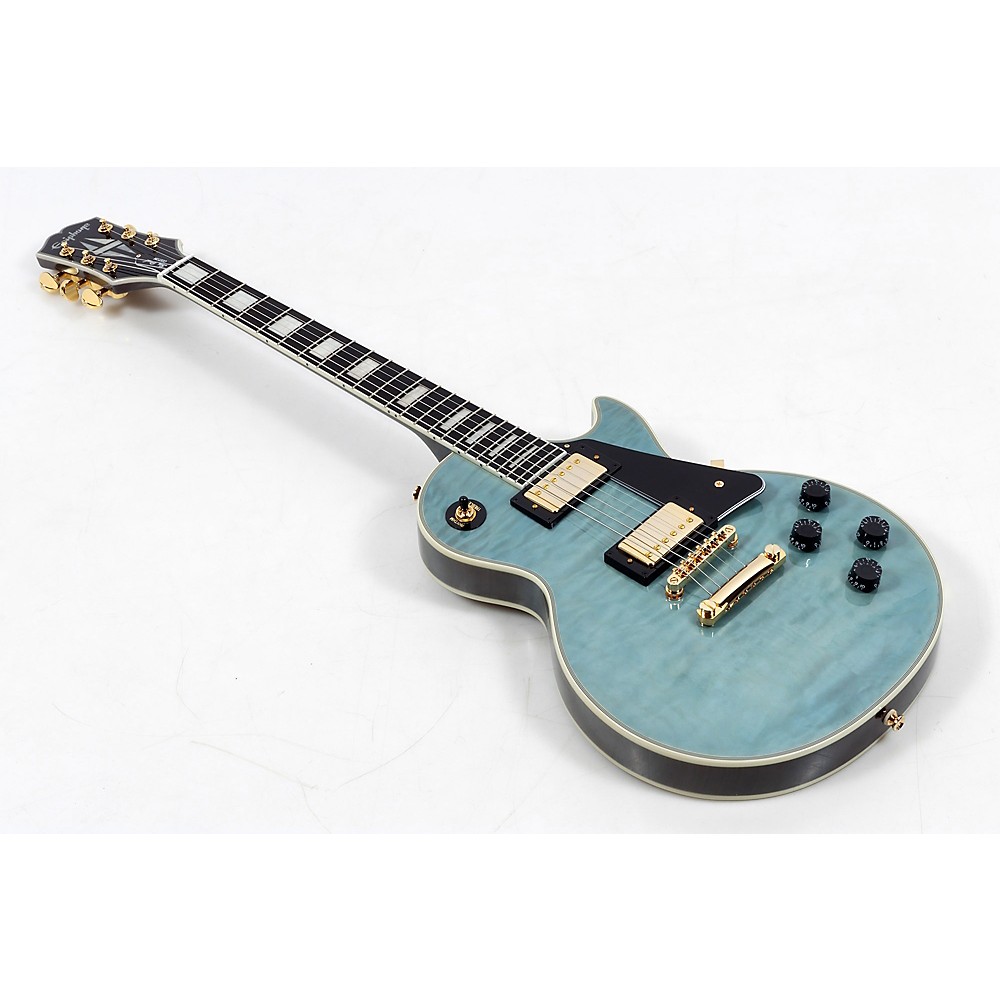 Epiphone Les Paul Custom Quilt GC-Exclusive Guitar Ocean