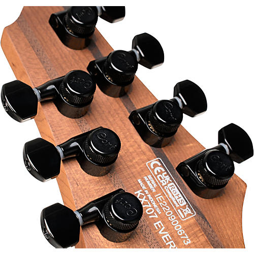 Cort KX707 EverTune 7-String Electric Guitar Satin Black