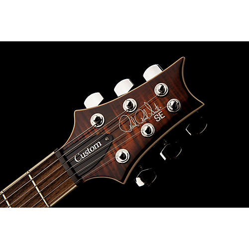 PRS SE Custom 24 Semi-Hollow Piezo Electric Guitar Orange Tiger