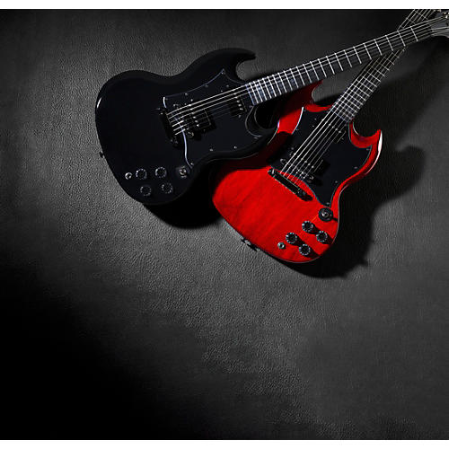 【izk】Gibson SG standard ebony、BLACK Gibson Back in Black… Heritage Cherry, and Dark Walnut!