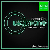 M19679000001000 - Cleartone 4 Pack Phosphor Acoustic Guitar Strings Light (12-53) Bronze