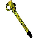 M19994000002001 - Get'm Get'm Good Vibes Groovy Guitar Strap 2 in Neon Yellow