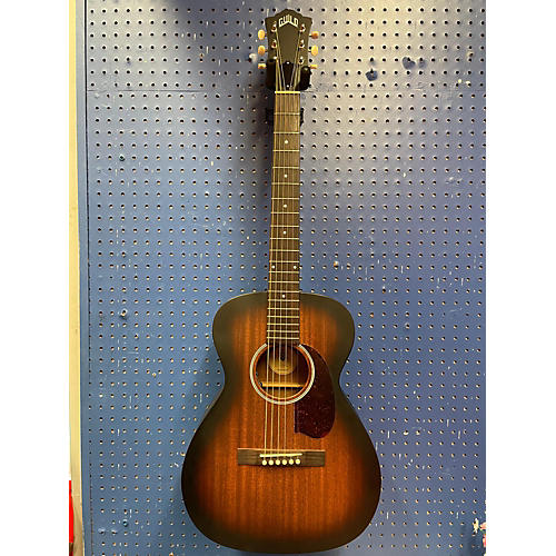 Guild M20E Acoustic Electric Guitar Tobacco Burst