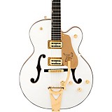 M21448000002000 - Gretsch Guitars Synchromatic Falcon Hollowbody Single-Cut Electric Guitar With Bigsby Snowcrest White