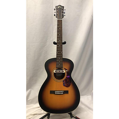 Guild M240E Troubadour Concert Acoustic Electric Guitar 2 Color Sunburst