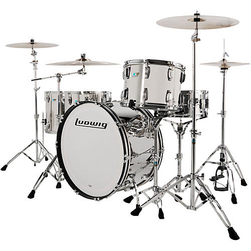 Ludwig 50th Anniversary Stainless Steel Zep 4-Piece Drum Shell