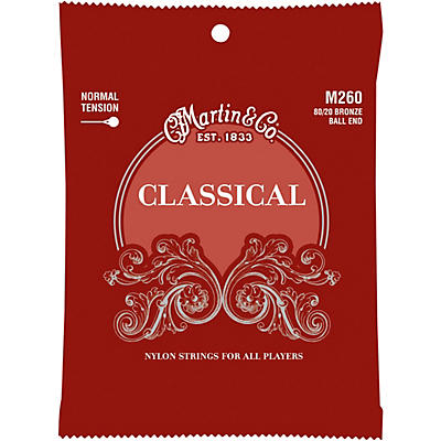 Martin M260 Classical Normal Tension 80/20 Bronze Ball Ended Strings