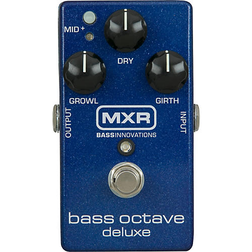 MXR M288 Bass Octave Deluxe Effects Pedal Blue Sparkle