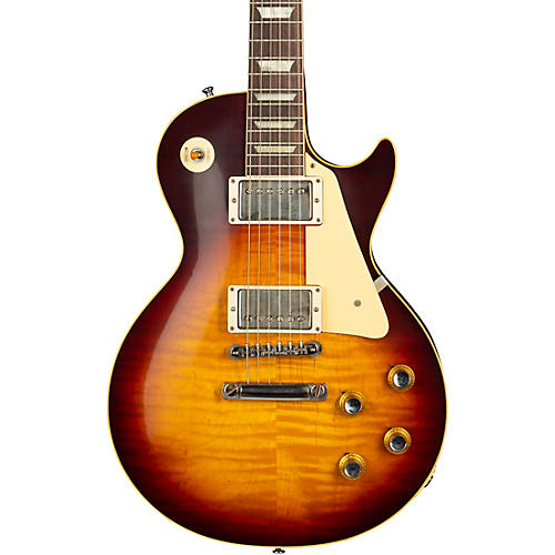 Gibson Custom M2M 1960 Les Paul Standard Reissue VOS (Hand Select Top) Electric Guitar Bourbon Burst