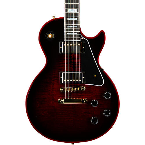 Gibson Custom M2M Les Paul Custom Widow Electric Guitar Dark Red Widow Burst