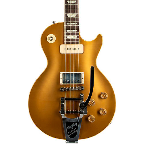 Gibson Custom M2M Murphy Lab Fifty-Five Les Paul Standard Bigsby Ultra Light Aged Electric Guitar Double Gold