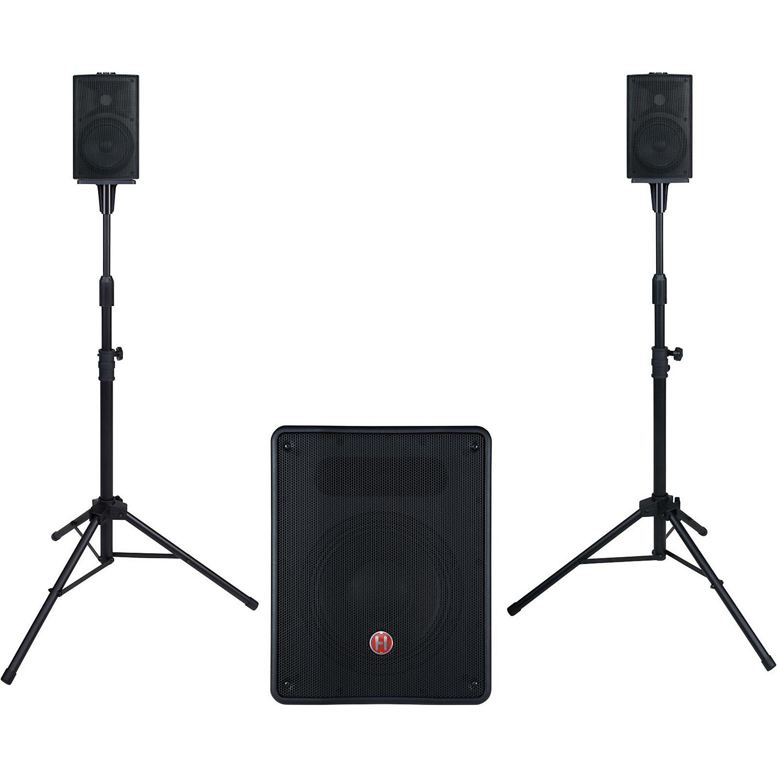 Harbinger M350 Portable PA System with Subwoofer Musician