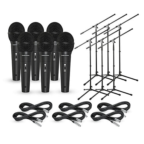 M4000S 6-Pack Mic and Stand Kit