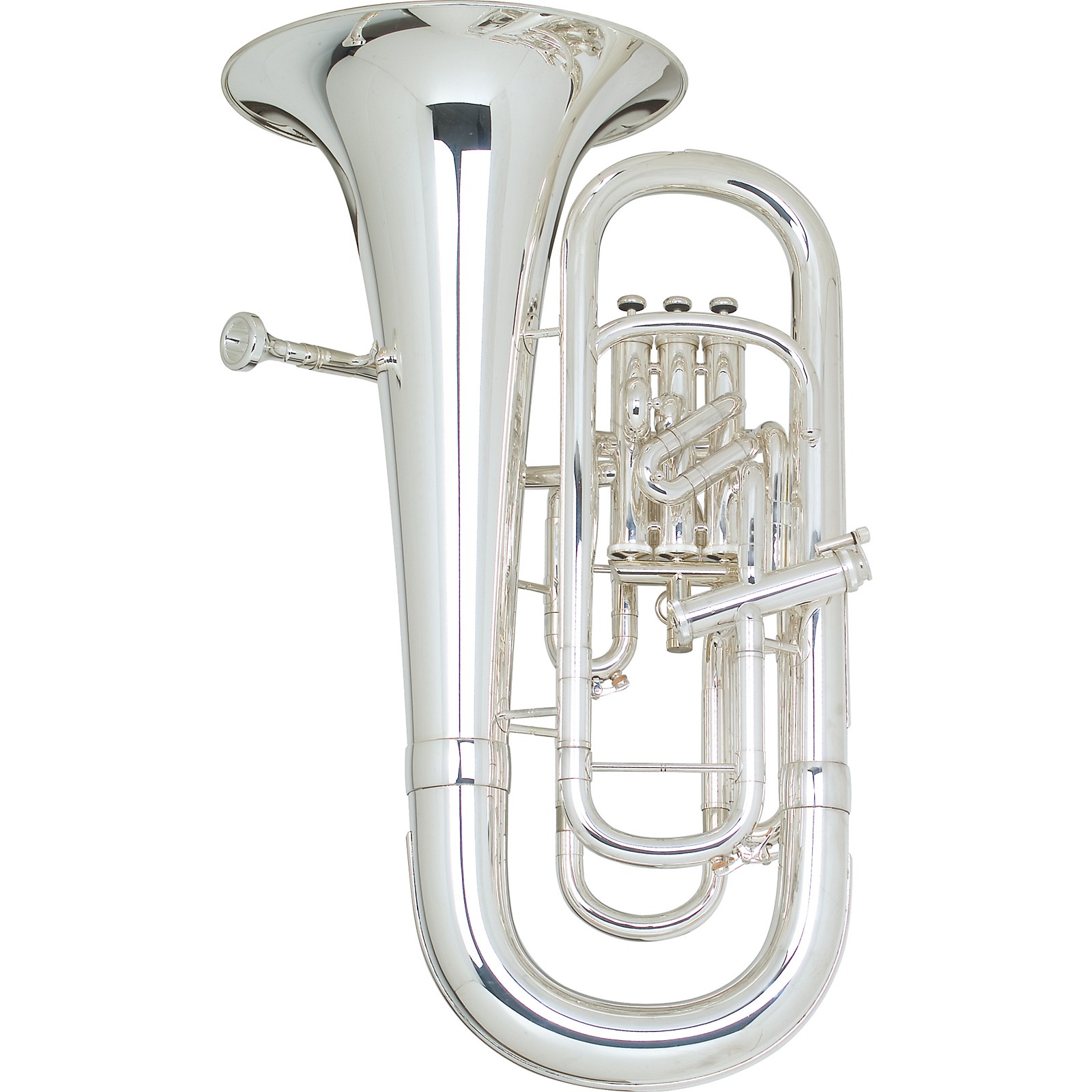Miraphone M5000 Ambassador Series Compensating Euphonium M5000S Silver