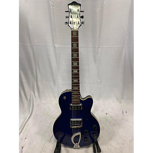 DeArmond M75 Solid Body Electric Guitar Blue